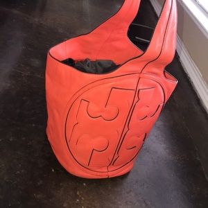 TANGERINE ORANGE AUTHENTIC TORI BURCH PURSE